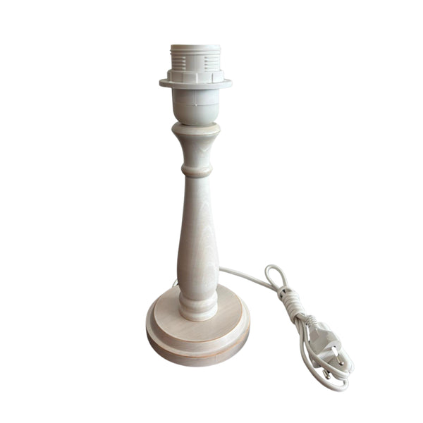 Various Lampenfuß Tina - Creme - E14/E27 - 20,5 oder 26 cm - Zeitlos & Elegant von Various