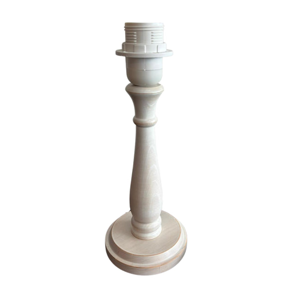 Various Lampenfuß Tina - Creme - E14/E27 - 20,5 oder 26 cm - Zeitlos & Elegant von Various