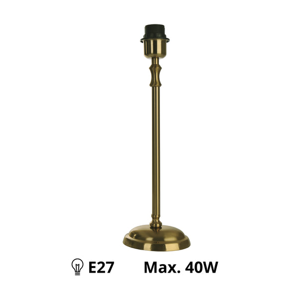 Various lampenvoeten - messing van hoogwaardig metaal E27 (42 cm hoog)