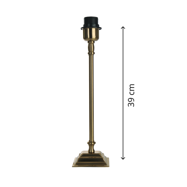 Various Lampenfuß - Metall (39 cm) in Messing – Zeitloses Design