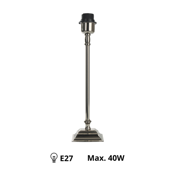 Diverse Lampvoet - Metaal (39,5 cm) in nikkel – Tijdloos design