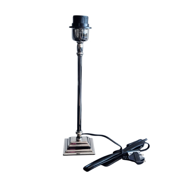 Diverse Lampvoet - Metaal (39,5 cm) in nikkel – Tijdloos design