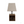 Various Nachttischlampe aus Holz mit E27 Fassung - Tischlampe Vintage mit natürlichem Look und Aufbewahrungsmöglichkeit