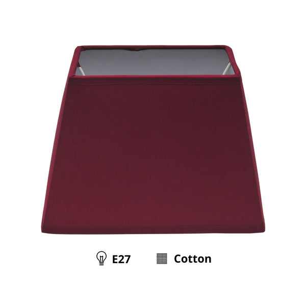 Various Lampenschirm Conica Rechteck - Rot - Ø20- Cotton