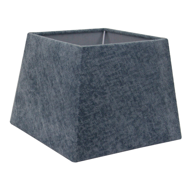 Various lampenkap Quadrato – Lichtblauw – Wollig – 22 x 22 cm