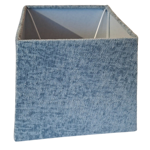 Various lampenkap Quadrato – Lichtblauw – Wollig – 22 x 22 cm