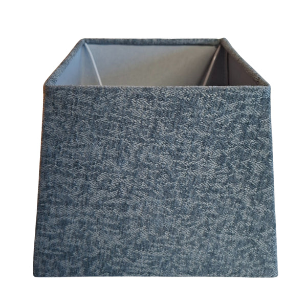 Various lampenkap Quadrato – Lichtblauw – Wollig – 22 x 22 cm