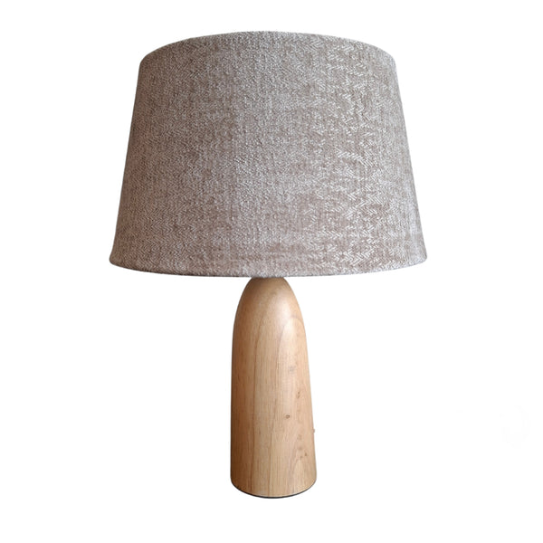 Various Holz-Lampenfuß Comico Natur – Stilvolle Basis aus Holz (18 cm E14 / 24 cm E27)