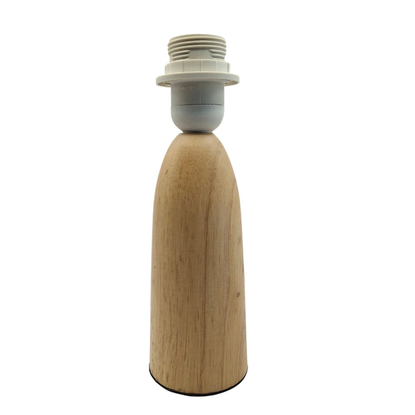 Various Holz-Lampenfuß Comico Natur – Stilvolle Basis aus Holz (18 cm E14 / 24 cm E27)