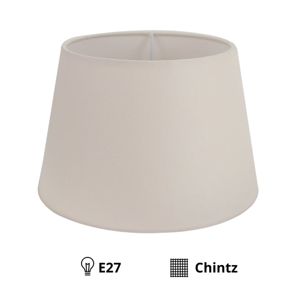 Various Lampenschirme Drum rund - Chintz - Crème - Ø20 cm