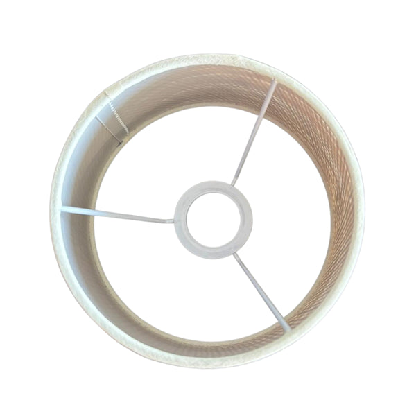 Various Lampenschirm Drum Rund – Ø 20 cm - Jute Creme - E27
