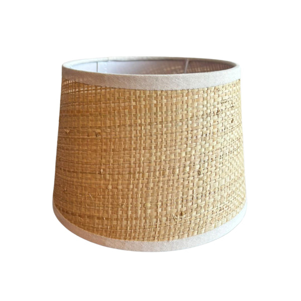 Various Lampenschirm Drum Rund – Ø 20 cm - Jute Creme - E27