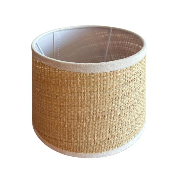 Various Lampenschirm Drum Rund – Ø 20 cm - Jute Creme - E27