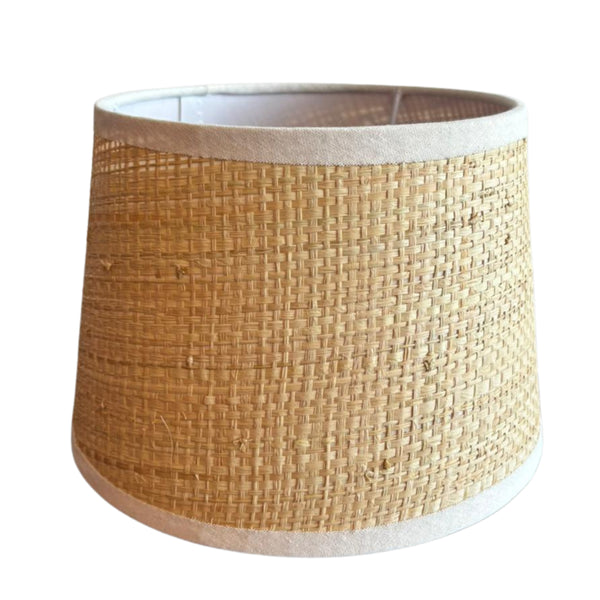 Various Lampshade Drum Round – Ø 20 cm - Jute Cream - E27