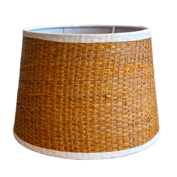 Various Lampshade Drum Round – Ø 20 cm - Jute Beige - E27