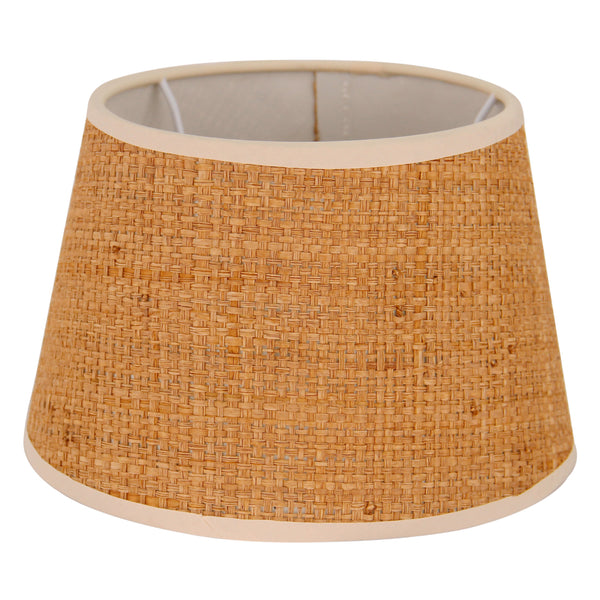 Lampenschirm „Drum Rund“ aus Jute in Beige – Ø 20 cm