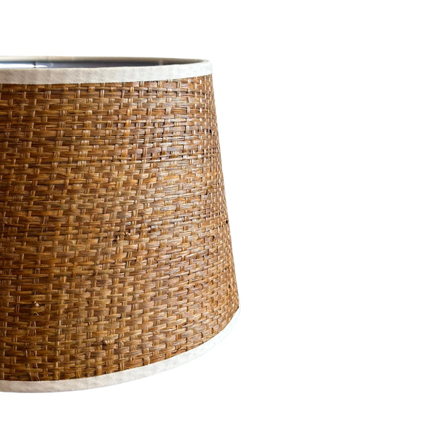 Various Lampenschirm Drum Rund – Ø 20 cm - Jute Braun - E27
