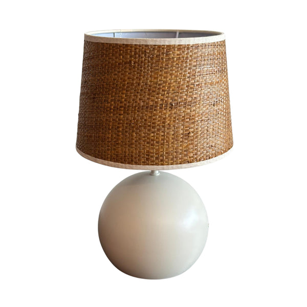 Various Lampenschirm Drum Rund – Ø 20 cm - Jute Braun - E27