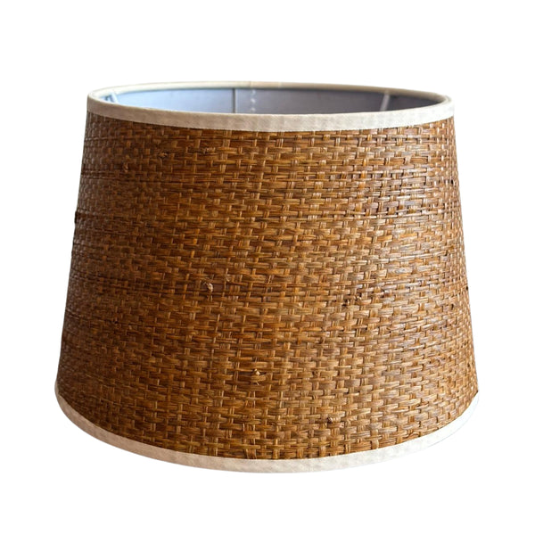 Various Lampenschirm Drum Rund – Ø 20 cm - Jute Braun - E27