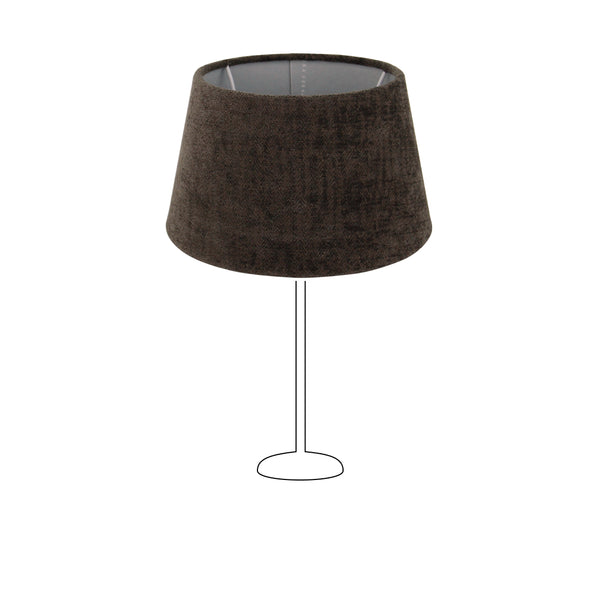 Various Lampenschirm Drum Rund – Anthrazit - Wooly - Ø20, 25 oder 30 cm