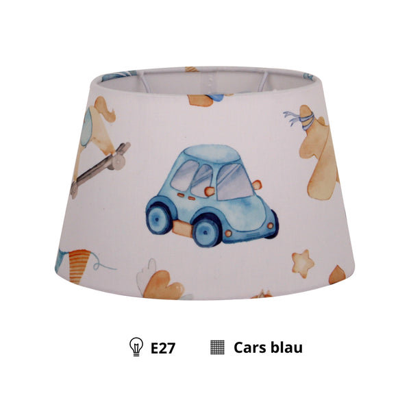 Various Lampenschirm Drum Rund – Cars - Ø20 oder 25 cm