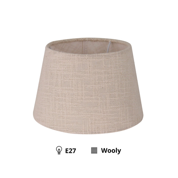 Various Lampenschirm Drum Rund – Creme - Wooly - Ø25 cm