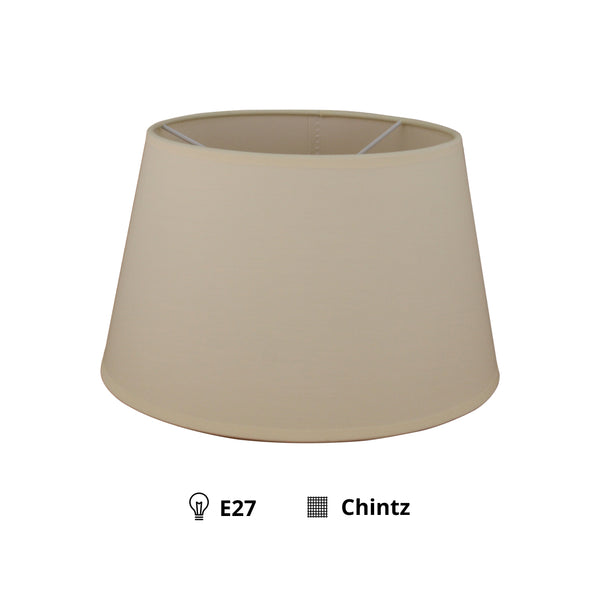 Various Lampenschirm Drum Rund – Creme - Chintz - Ø25 cm