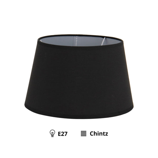 Various Lampenschirm Drum Rund – Schwarz - Chintz - Ø25 cm