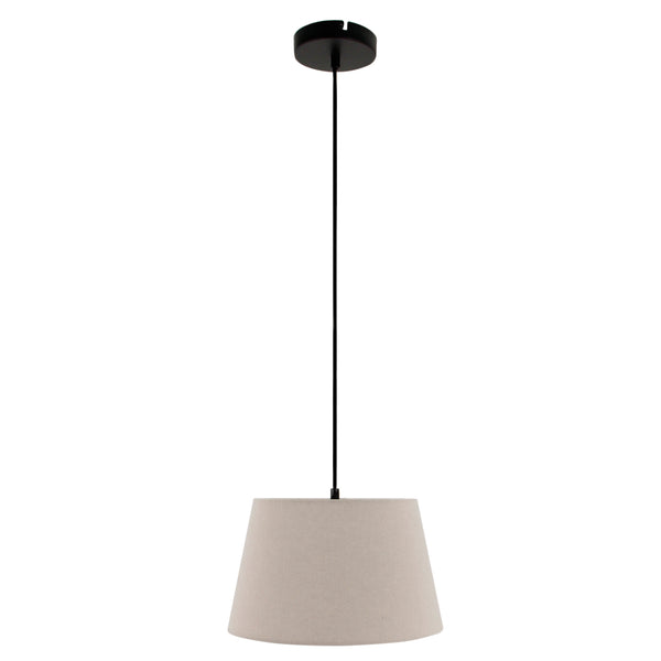 Various Lampenschirm Drum rund - Grau – Ø20 bis 40 cm - Leinen