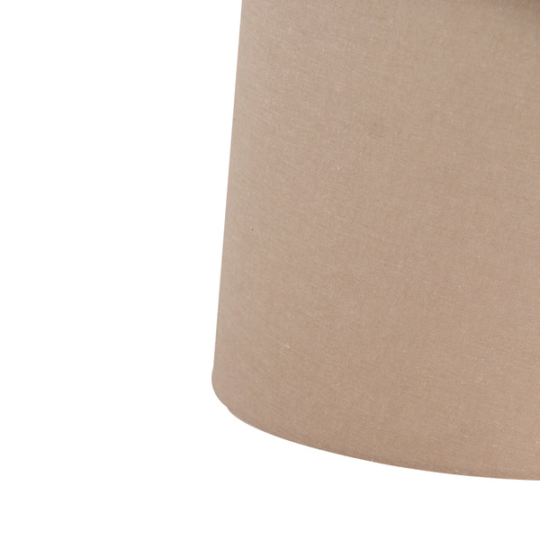 Various Lampenschirm Drum rund - Grau – Ø20 bis 40 cm - Leinen