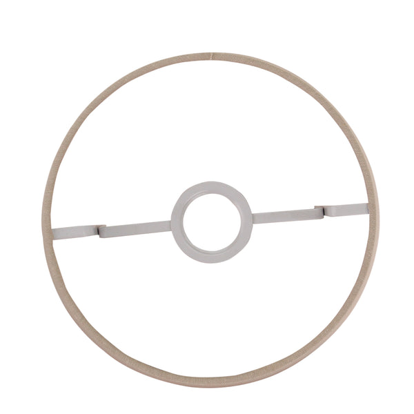 Various Lampenschirm Drum rund - Grau – Ø20 bis 40 cm - Leinen