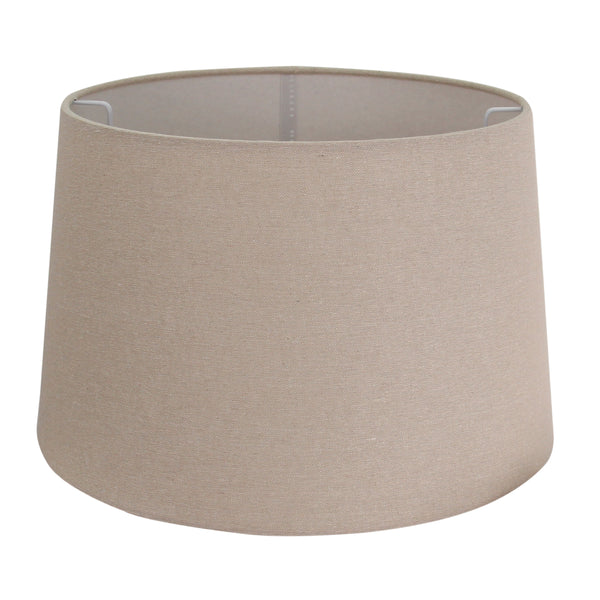 Various Lampenschirm Drum rund - Grau – Ø20 bis 40 cm - Leinen