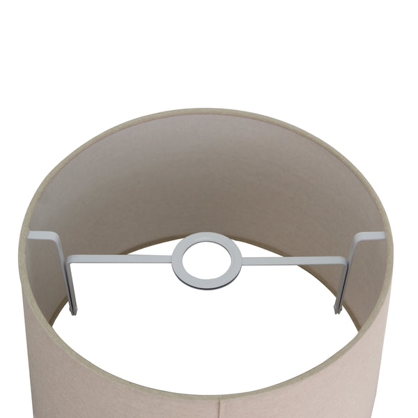 Various Lampenschirm Drum rund - Grau – Ø20 bis 40 cm - Leinen