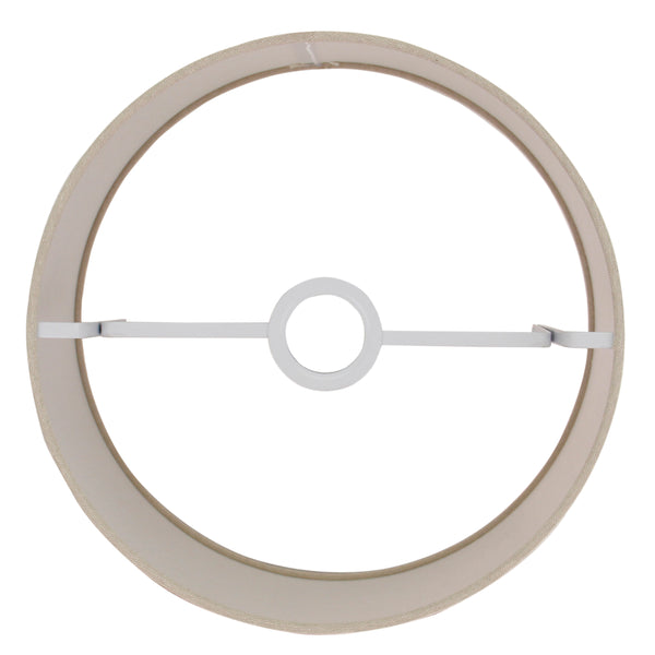 Various Lampenschirm Drum rund - Grau – Ø20 bis 40 cm - Leinen