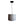Various Lampenschirme Drum rund - Leinen - Grau - 40 cm