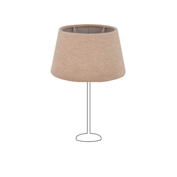 Various Lady Nice Lampenschirm Oval – Beige - Wooly – Ø26 cm