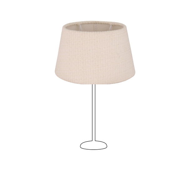 Various Lady Nice Lampenschirm Oval – Cream - Wooly – Ø26 cm