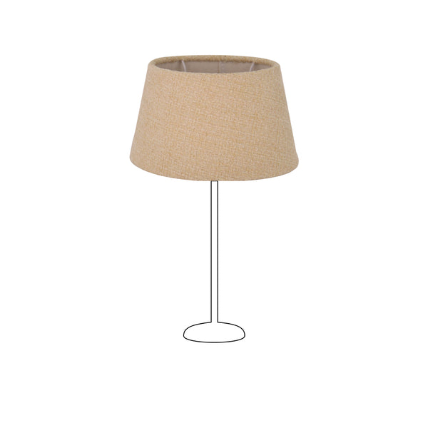 Various Lady Nice Lampenschirm Oval – Kakhi - Wooly – Ø26 cm