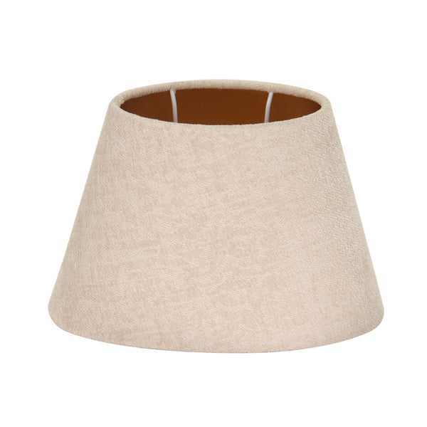 Various Lampenschirme Velvet - Cream mit Gold-Innenfutter - Ø24 cm