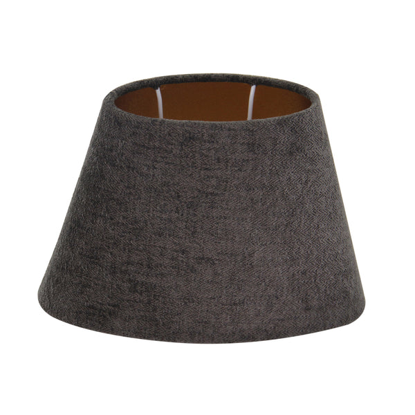 Various Lampenschirme Velvet - Anthrazit mit Gold-Innenfutter - Ø24 cm