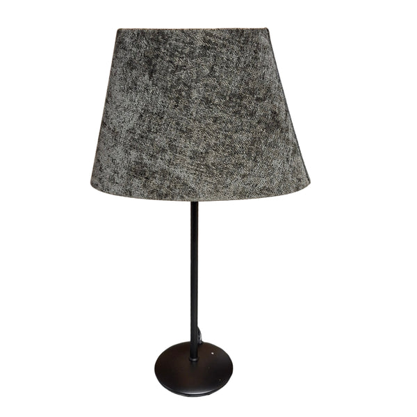 Various Lampshades Velvet - Anthracite with Gold Inner Lining - Ø24 cm