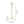 Various Lampenfuß Metall Weiß - 33 cm mit E27-Fassung – Schlicht und hell