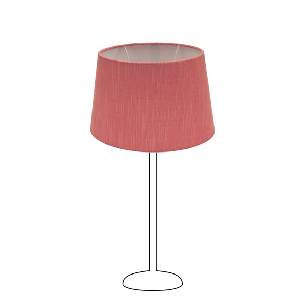 Various Lampenschirm Oval – Rose - Wildseide – Ø22 cm