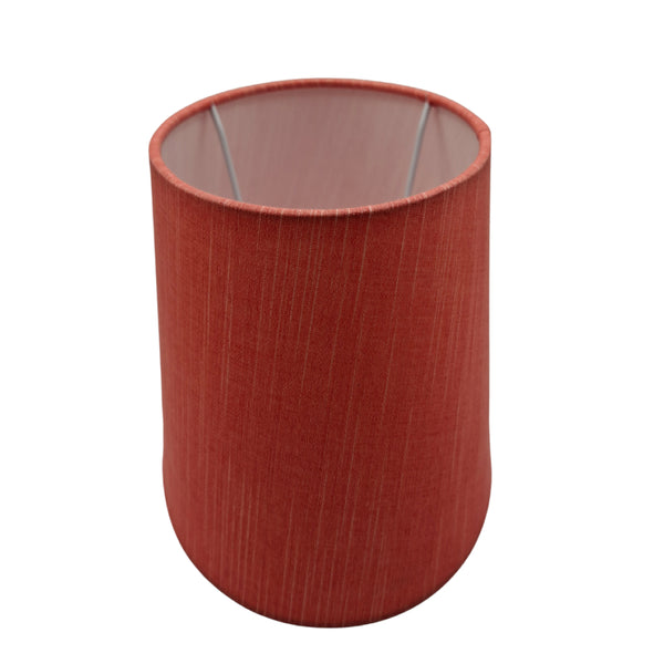 Various Lampenschirm Oval – Rose - Wildseide – Ø22 cm