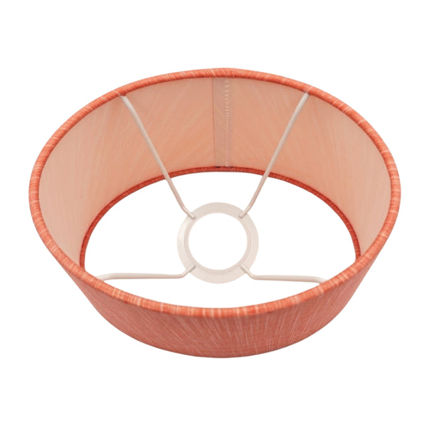 Various Lampenschirm Oval – Rose - Wildseide – Ø22 cm