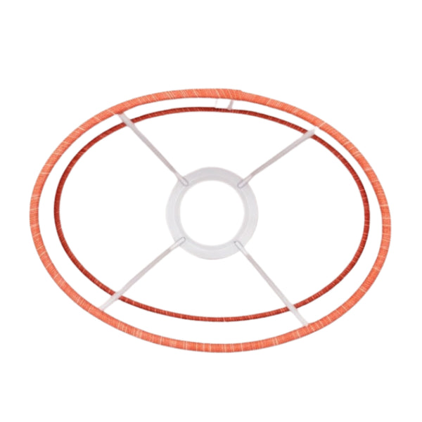 Various Lampenschirm Oval – Rose - Wildseide – Ø22 cm