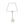 Various Lamp Base Metal Nickel Matt - 29cm Height, E27 - Stylish and Robust Lamp Bases for Your Home