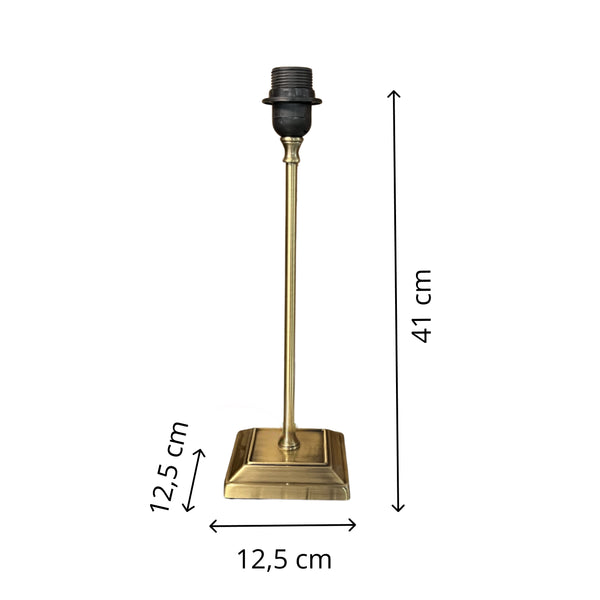 Various lampenvoet metaal brons - 41 cm met E27 fitting - Stijlvol en warm design