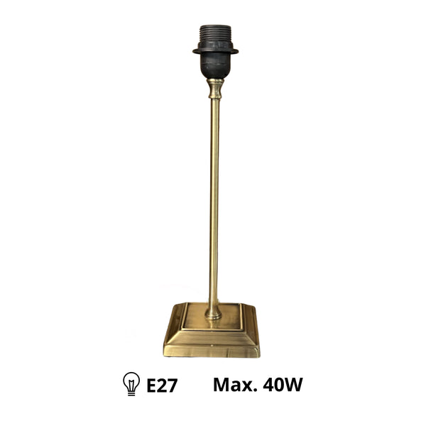 Various lamp base metal bronze - 41 cm with E27 socket – Stylish and warm in design