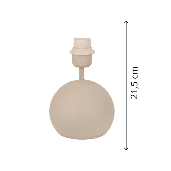 Various Lampenfuß Porto – Sand – 21,5 cm, E27 – Elegant & Zeitlos